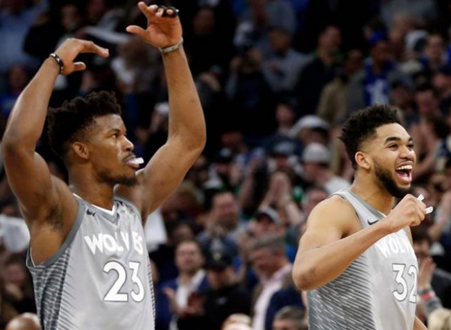  唐斯内外开花森林狼大胜马刺豪取五连胜逼近前列  